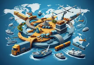 Berbagai logo jasa pengiriman terpercaya